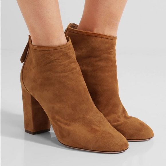 Aquazzura Downtown 90 Ankle Boots - Picture 1 of 10